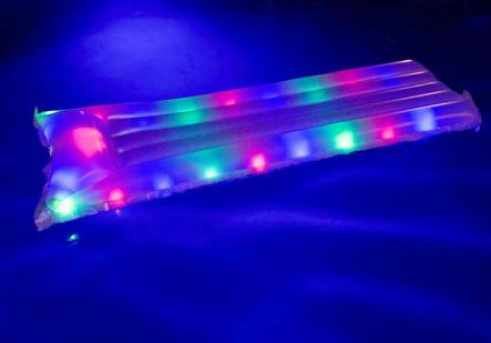 ILLUMINATED LED PILLOW POOL RAFT